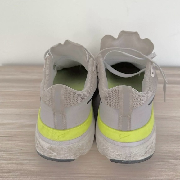 Nike React Miler Grey Fog‎ Volt size 10 - Picture 5 of 7